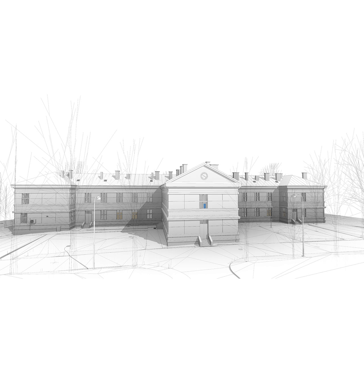 Komplexní budova - kasárna Černá Pole