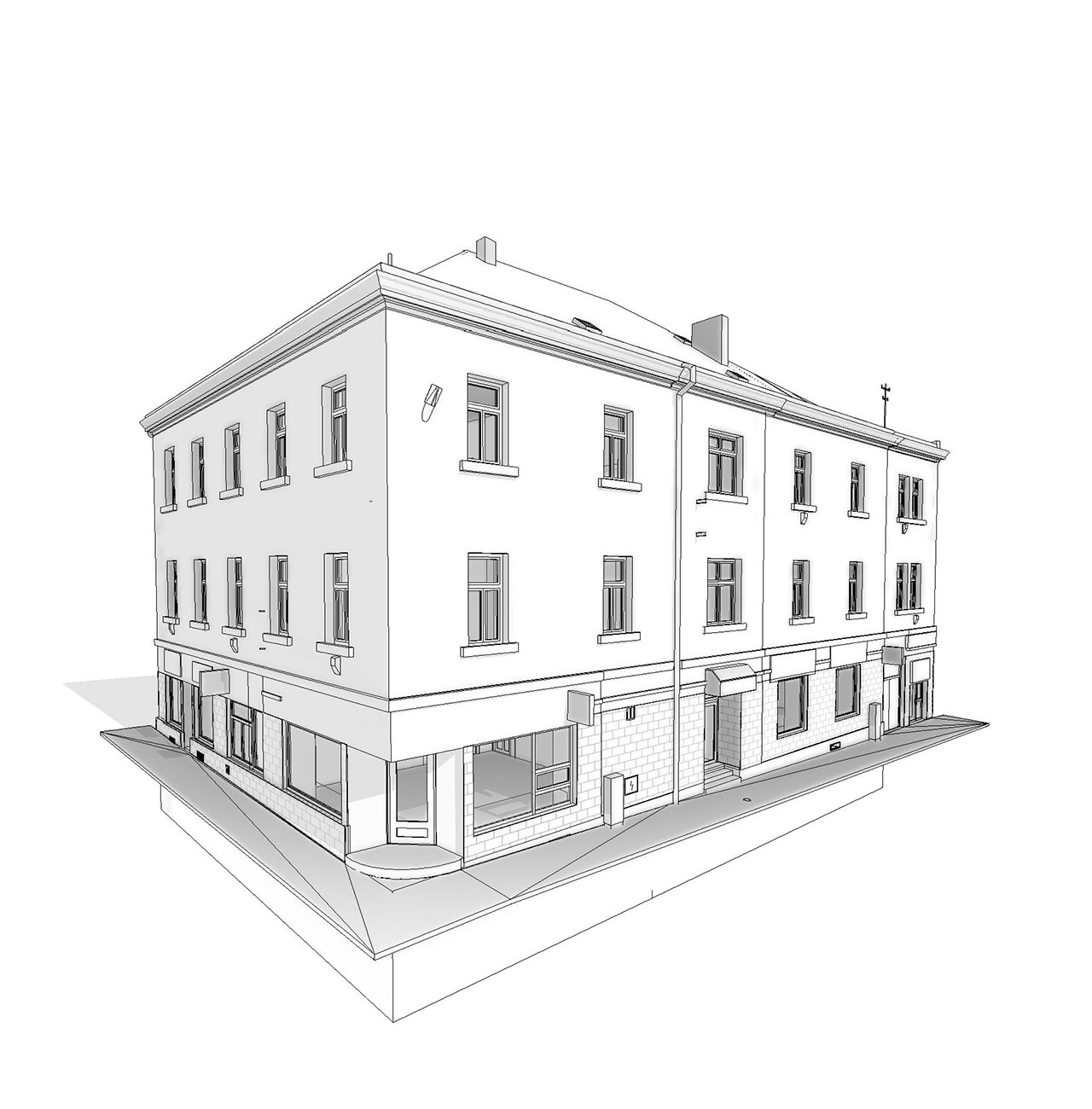 Havlíčkův Brod - polyfunkční dům