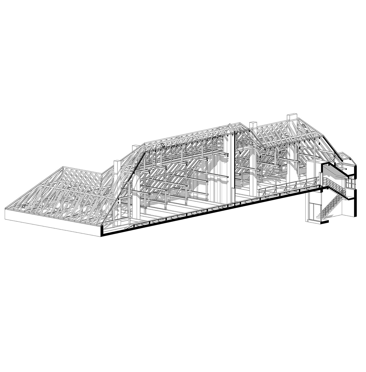 Masarykovo gymnázium - podkroví
